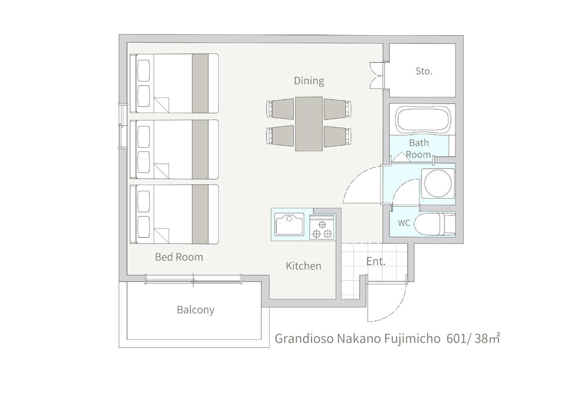 Green House Nakano Fujimicho - Vacation Stay 65976V Tokio Exterior foto